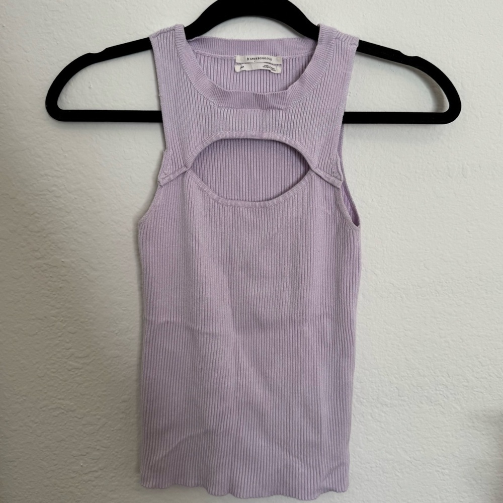 Anthropologie Ribbed Tank Top - Size XS Petite